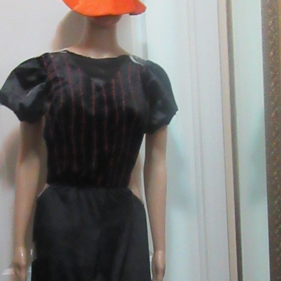 Halloween Costume Witch Jumpsuit and Hat for girls size 10/ 12 - Picture 2 of 9